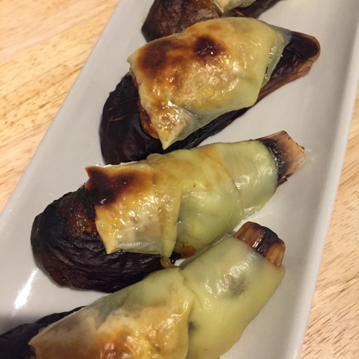 魚焼きグリルで ナスの大葉味噌チーズ焼き レシピ 作り方 By Dondonmama 楽天レシピ